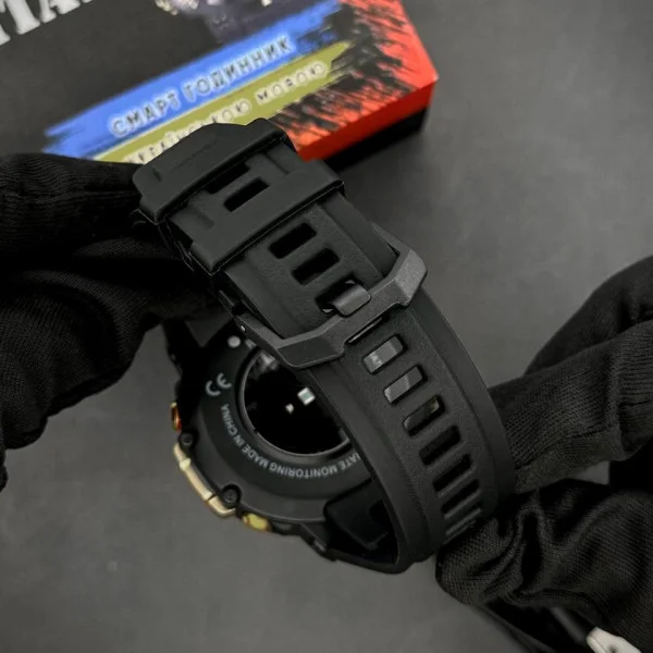 Розумний годинник Modfit Titan Black-Gold 35 мм. фото 15