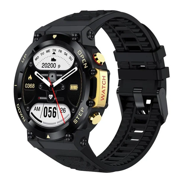 Розумний годинник Modfit Titan Black-Gold 35 мм. фото 1