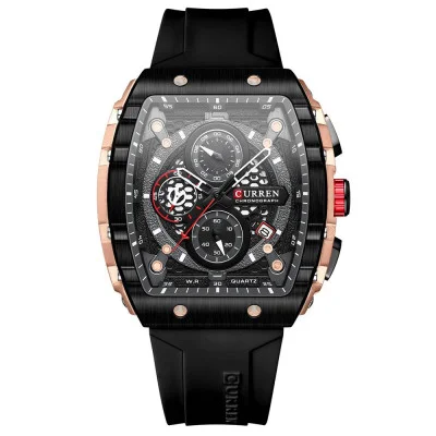 Чоловічий годинник Curren 8442 Gold-Black