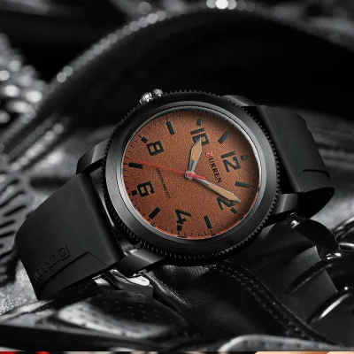 Чоловічий годинник Curren 8454 Black-Brown