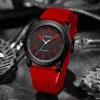Чоловічий годинник Curren 8454 Black-Red фото 3
