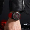 Чоловічий годинник Curren 8454 Black-Red фото 4