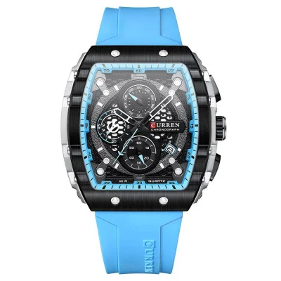 Чоловічий годинник Curren 8442 Light-Blue