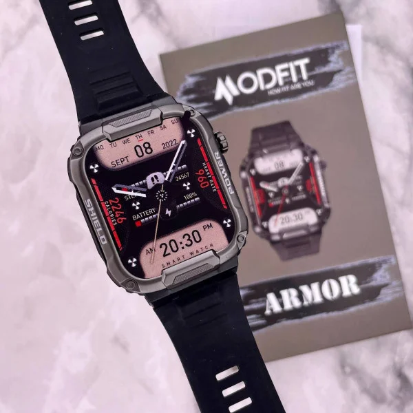 Розумний годинник Modfit Armor All Black фото 4