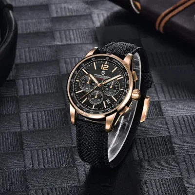 Чоловічий годинник Pagani Design YS008 Rose Gold-Black
