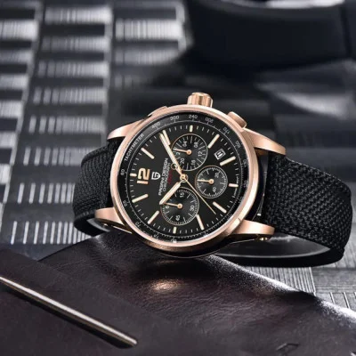 Чоловічий годинник Pagani Design YS008 Rose Gold-Black