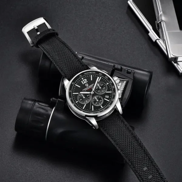 Мужские часы Pagani Design YS008 Silver-Black фото 5