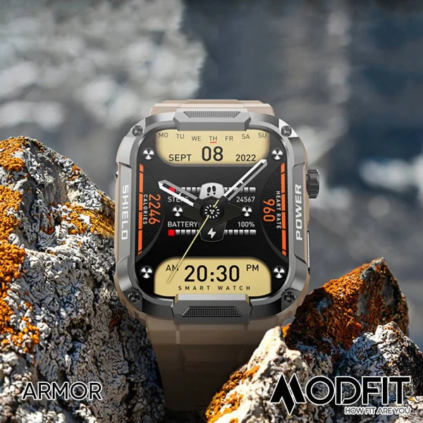 Розумний годинник Modfit Armor Army Green фото 14