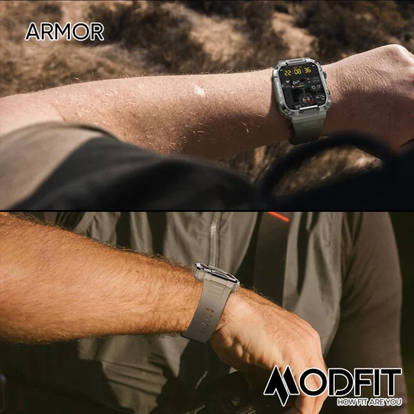 Розумний годинник Modfit Armor Army Green фото 8