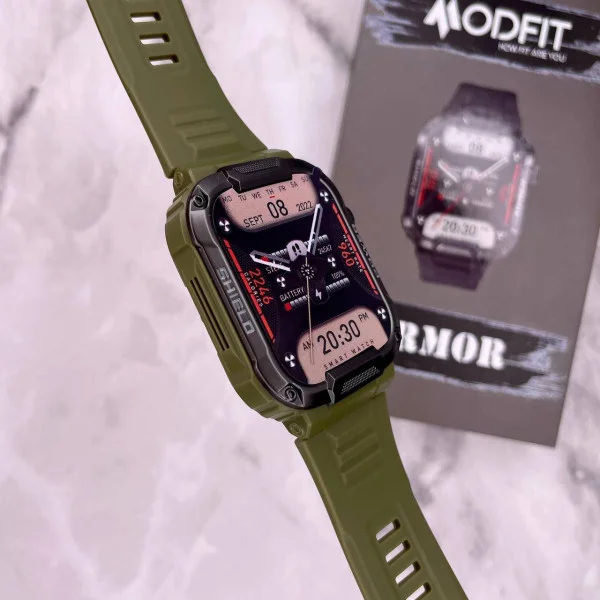 Розумний годинник Modfit Armor Army Green фото 5