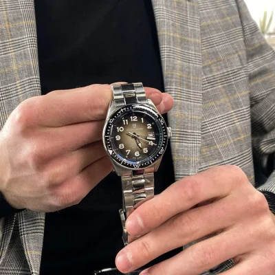 Pagani Design PD-1649 Silver-Black Metal