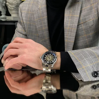 Чоловічий годинник Pagani Design PD-1649 Silver-Black Metal