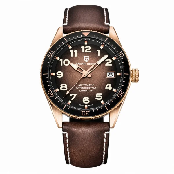 Мужские часы Pagani Design PD-1649 Rose Gold-Brown фото 1