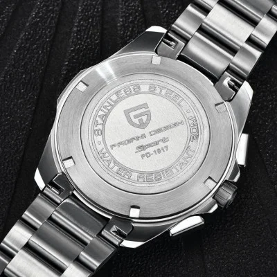 Чоловічий годинник Pagani Design PD-1617 Silver-Black