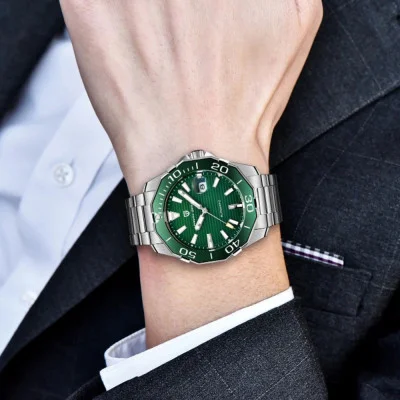 Чоловічий годинник Pagani Design PD-1617 Silver-Green