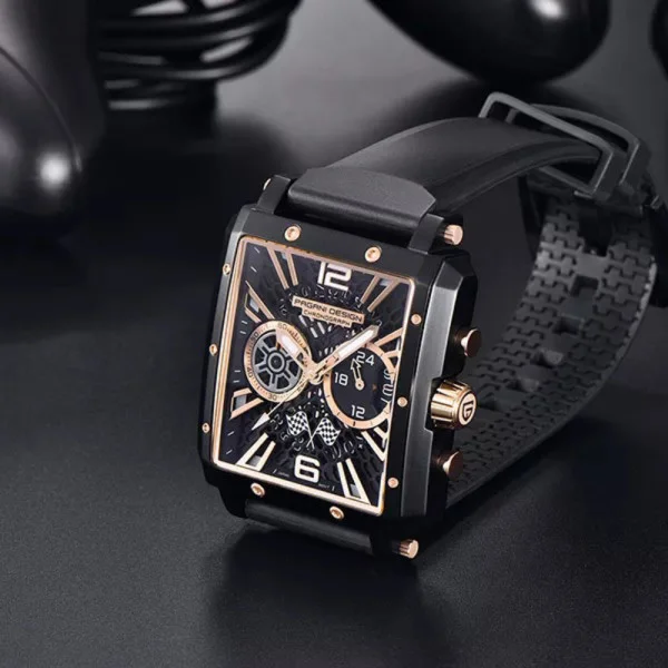 Мужские часы Pagani Design PD-1725 Black-Black фото 4