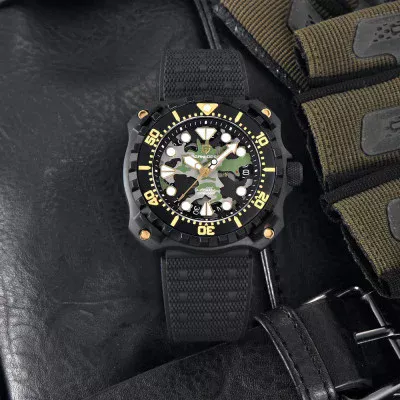 Мужские часы Pagani Design YN009 Black-Camo