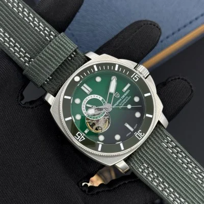 Мужские часы Pagani Design PD-1736 Silver-Green