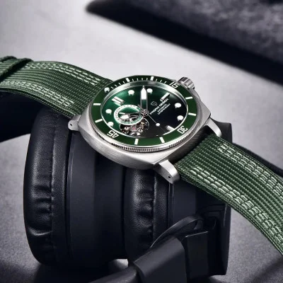 Чоловічий годинник Pagani Design PD-1736 Silver-Green
