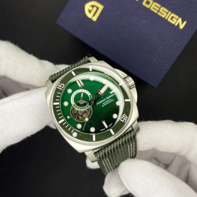 Чоловічий годинник Pagani Design PD-1736 Silver-Green