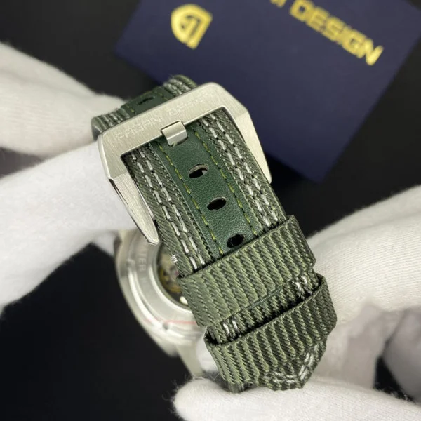 Чоловічий годинник Pagani Design PD-1736 Silver-Green фото 8