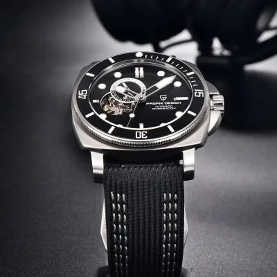 Чоловічий годинник Pagani Design PD-1736 Silver-Black
