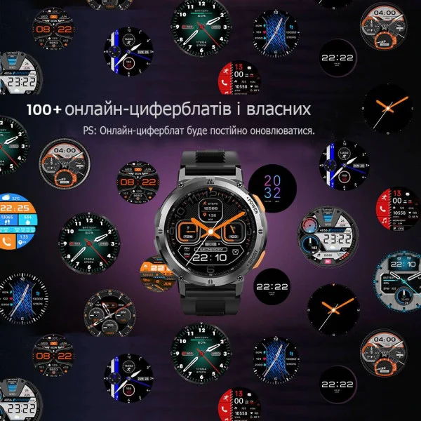 Спортивные Умные Часы Kospet Tank T2 Silver + Спортивные Режимы, Водозащита, Звонки фото 11