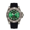 Жіночий годинник Sanda 9007 Black-Green фото 2