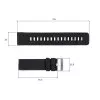 Ремінець для годинника Skmei 1416/1418/1267/1285/1293/1426/1866/1894BK Black фото 4