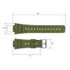 Ремінець для годинника Skmei 1628AGWT Army Green-White фото 5