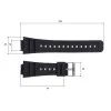 Ремінець для годинника Skmei 1628BKBK Black-Black фото 5