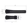 Ремінець для годинника Skmei 1628BKBK Black-Black фото 5