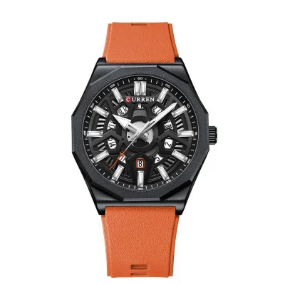 Чоловічий годинник Curren 8437 Black-Brown