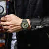 Чоловічий годинник Curren 8437 Black-Green фото 4
