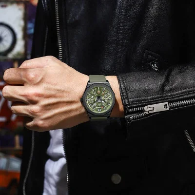 Чоловічий годинник Curren 8437 Black-Green