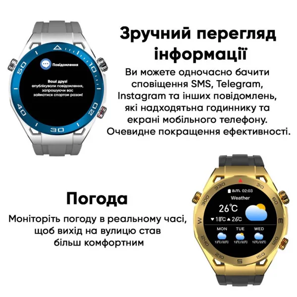 Розумний годинник Modfit SK4 Ultimate Gold фото 26