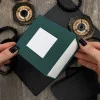 Аксесуари для годинників Подарункова картонна коробочка для годинників зелено-біла фото 3