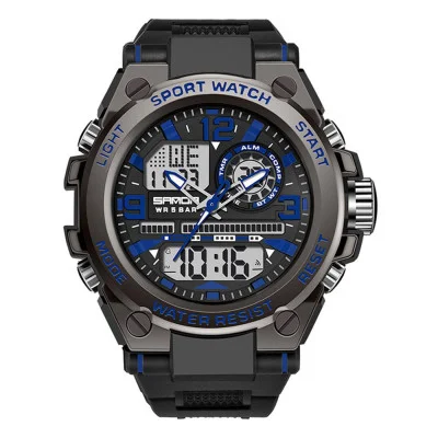 Мужские часы Sanda 6024 Black-Blue