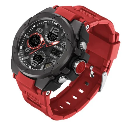 Чоловічий годинник Sanda 6008 All Red