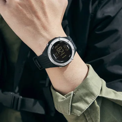 Чоловічий годинник Sanda 6093 Black-Silver