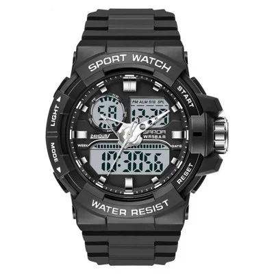 Мужские часы Sanda 6025 Black-White