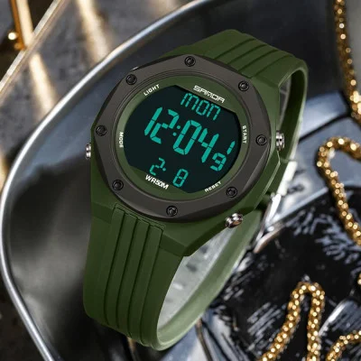 Чоловічий годинник Sanda 6093 Army Green