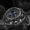 Мужские часы Sanda 6008 Black-Blue фото 3