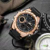 Чоловічий годинник Sanda 6008 Black Rose Gold фото 3