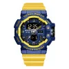 Чоловічий годинник Sanda 3129 Yellow Blue фото 2