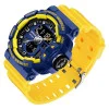 Чоловічий годинник Sanda 3129 Yellow Blue фото 3