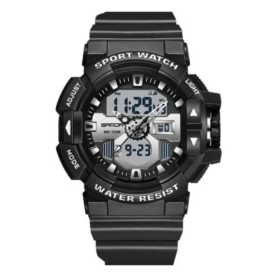 Мужские часы Sanda 3129 Black-White