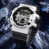 Чоловічий годинник Sanda 3129 White-Black фото 3