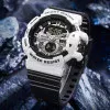 Мужские часы Sanda 3129 White-Black фото 3