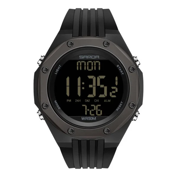 Мужские часы Sanda 6093 All Black фото 1